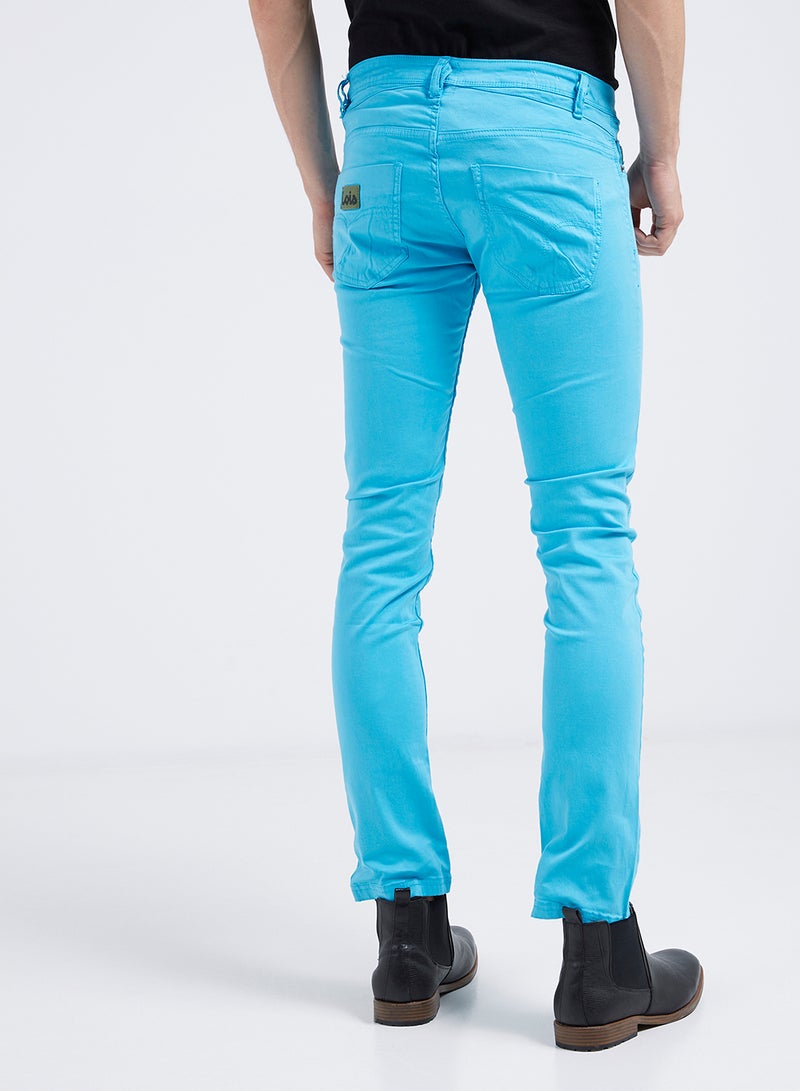 Lois - Slim Fit Tapered Trousers 246 Blue - Image 1