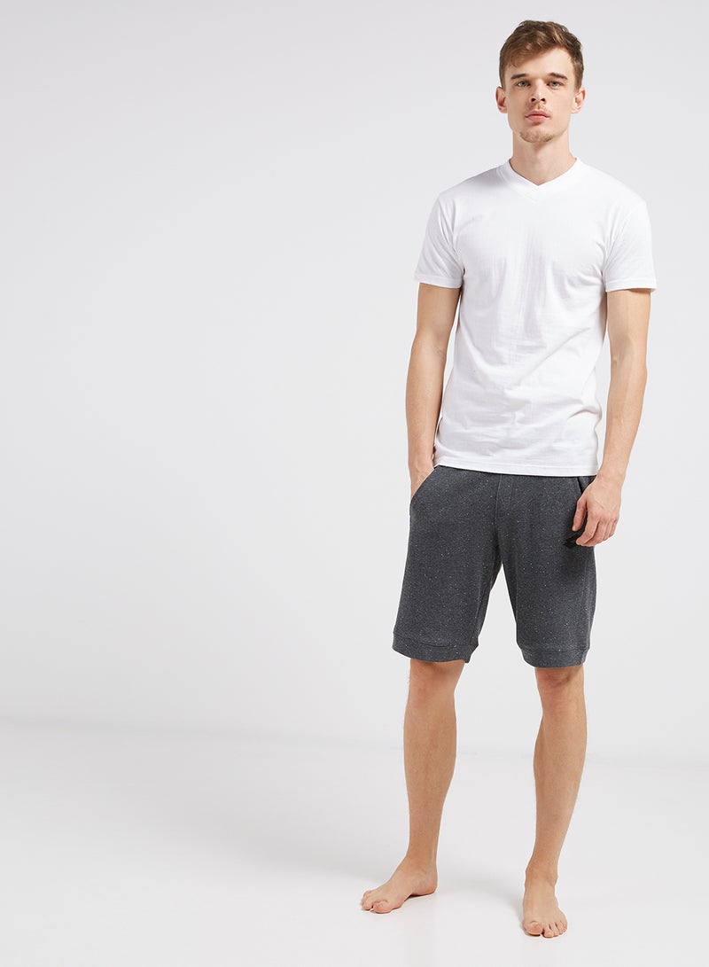 BYC V-Neck Short Sleeves T-Shirt White  - Image 3