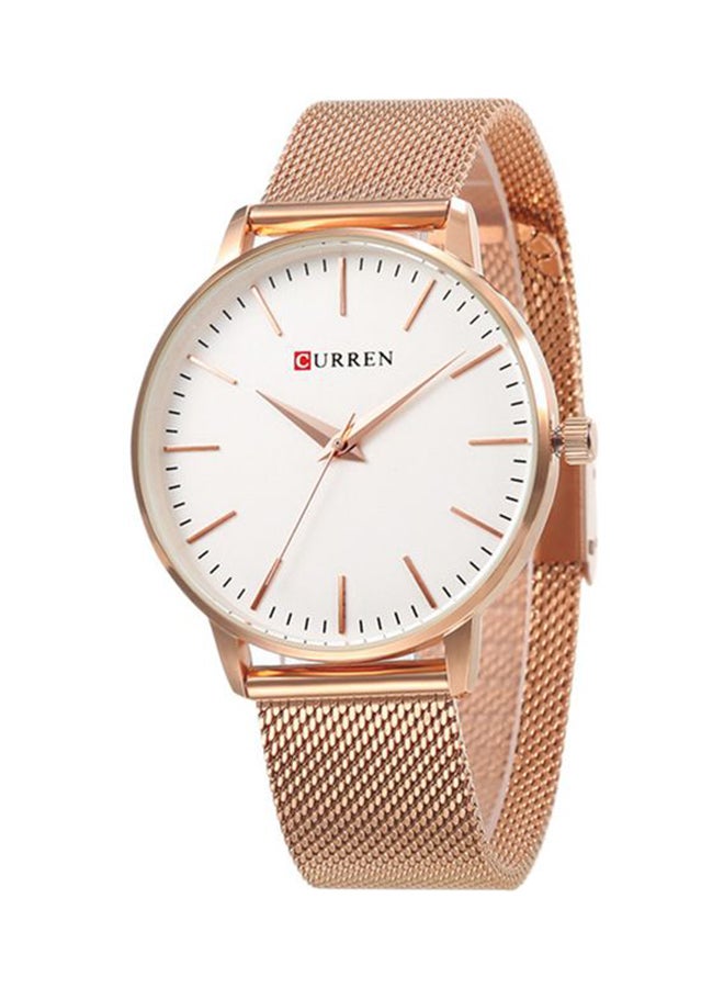CURREN - women Water Resistant Stainless Steel Analog Watch WT-CU-9021-RGO1 - Image 1
