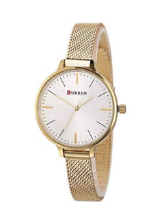 women Water Resistant Analog Wrist Watch WT-CU-9022-GO1 - 29 mm -Gold
