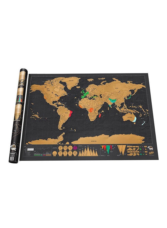 Aibecy Adventure Journal Study Map Black/Beige  - Image 2