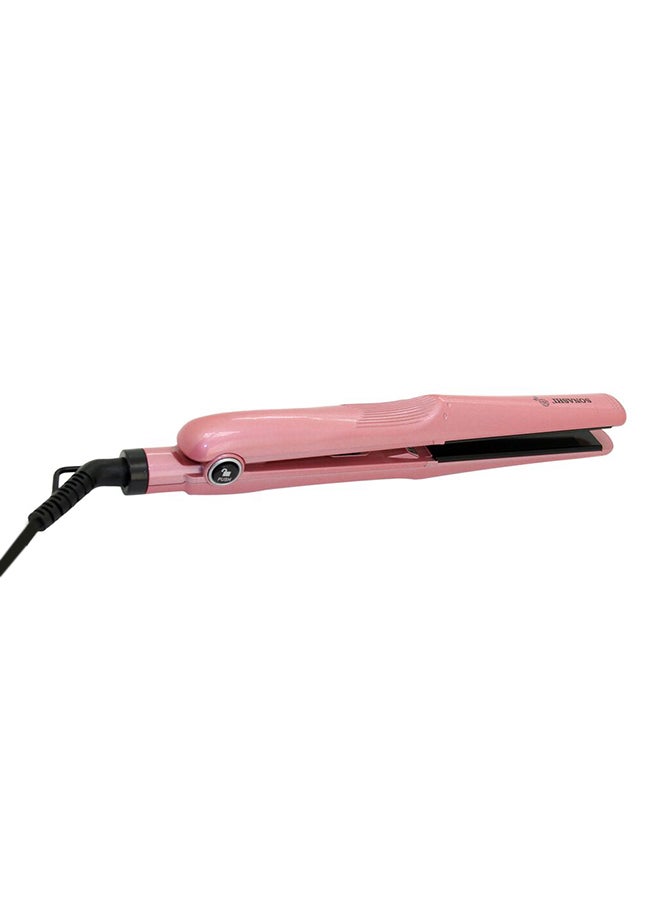 SONASHI - Hair Straightener with Ceramic Plate 39W - LED Light Indicator - Cut Off Temperature Control | Fast Heat-Up Time 30 Second | Straightener for All Hair Types Pink Pink - Image 1