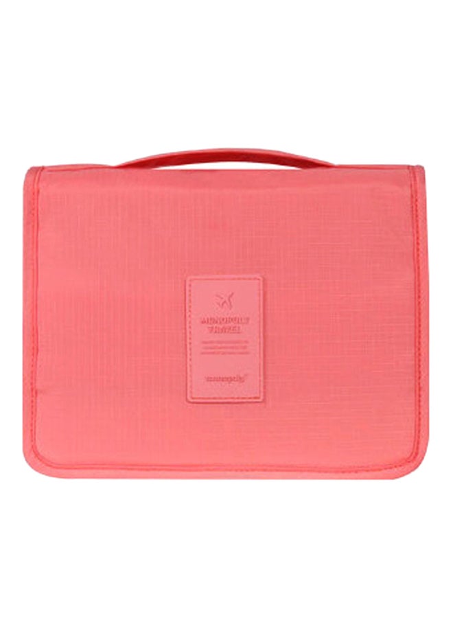 TRAVEL Waterproof Cosmetic Toiletry Bag Pink - Image 1