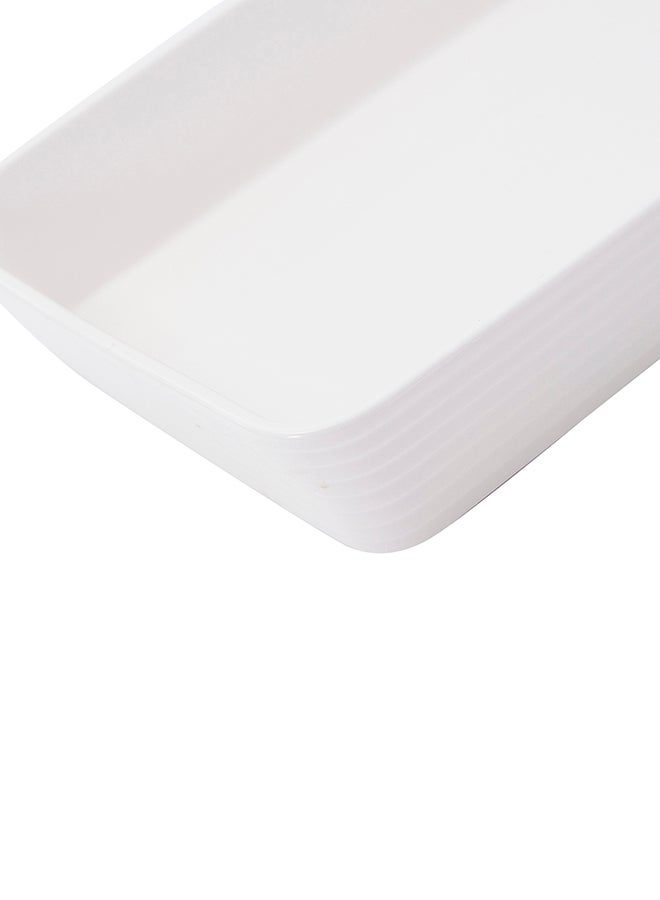 La Mesa Rectangular Oven To Table Plate White 34cm - Image 3