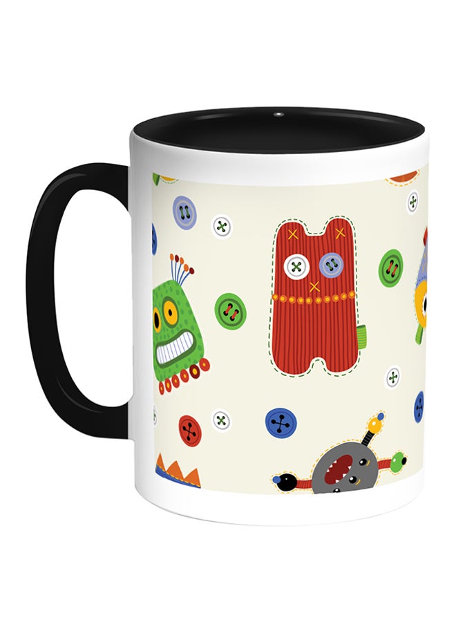 Decalac Sewing Kit Printed Coffee Mug White/Black