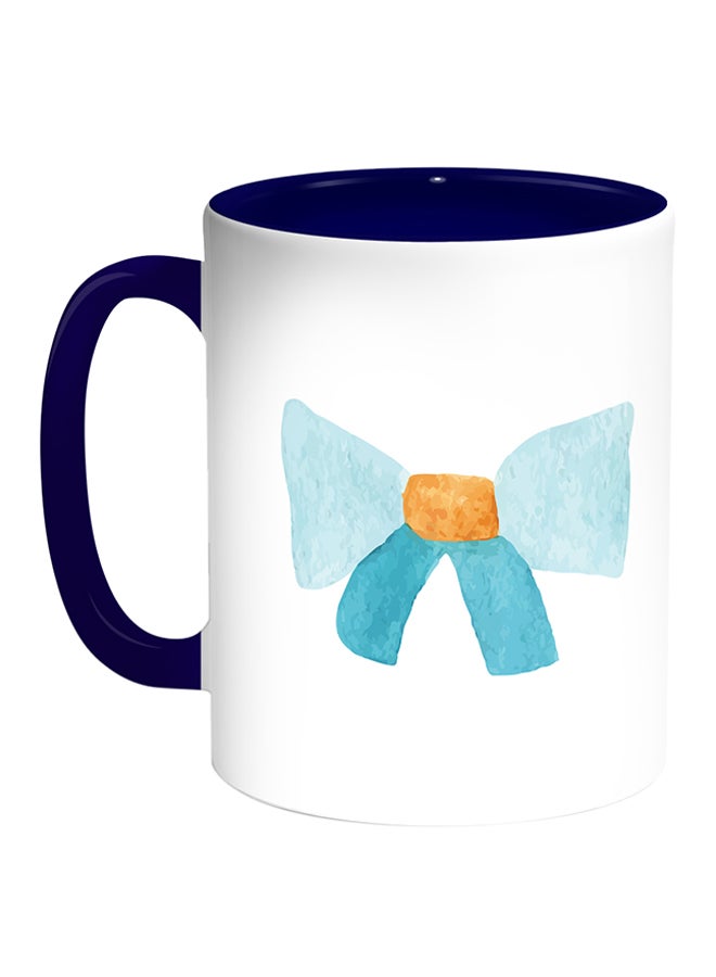 Decalac Fionka Printed Coffee Mug White/Blue