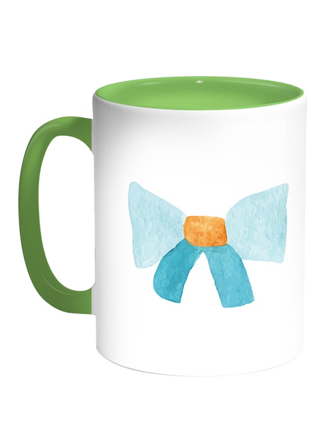 Decalac Fionka Printed Coffee Mug White/Green