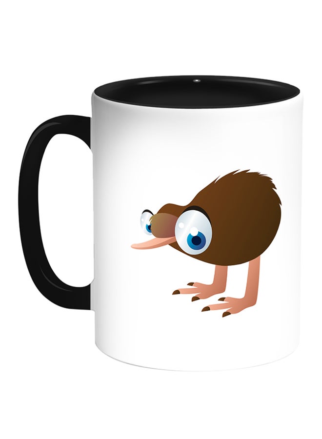 Decalac Cartoons Printed Coffee Mug White/Black