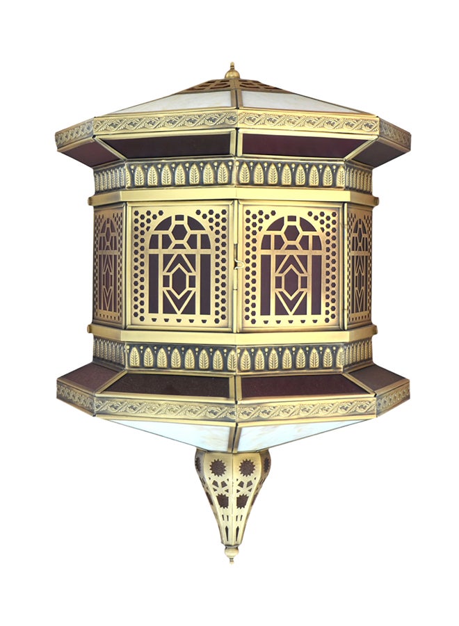 أضواء الصالحية مصابيح عربية لداخل المنزل ذهبي 35x43سم  - Image 1