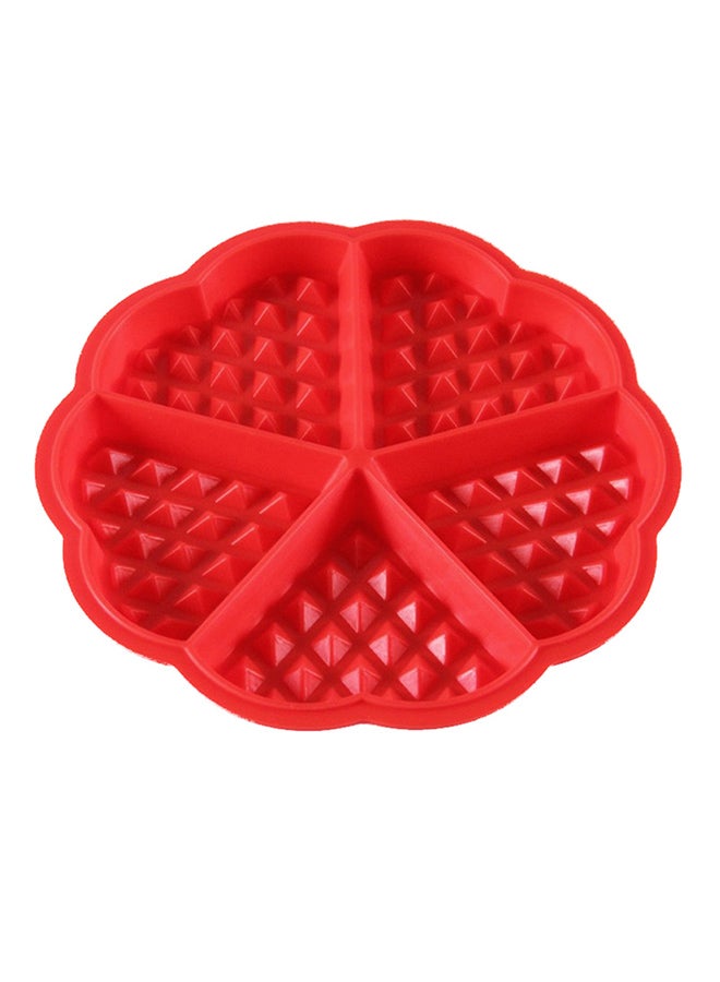 CABINA HOME Waffle Mould Red 20cm - Image 1