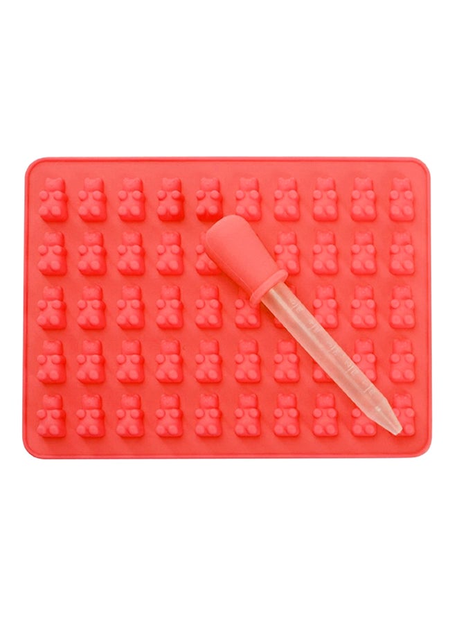 كابينا هوم قالب سيليكون لصنع حلوى الدببة المطاطية أحمر 20Ø³Ù†ØªÙŠÙ…ØªØ±