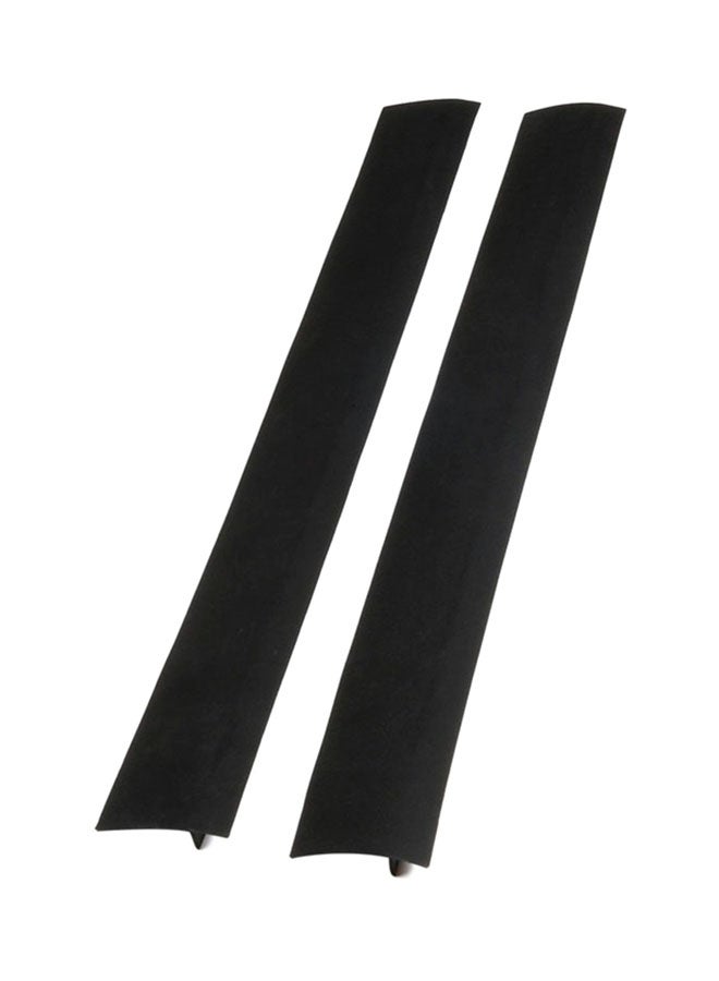 CABINA HOME 2-Piece Stove Counter Gap Cover Set Black 20centimeter