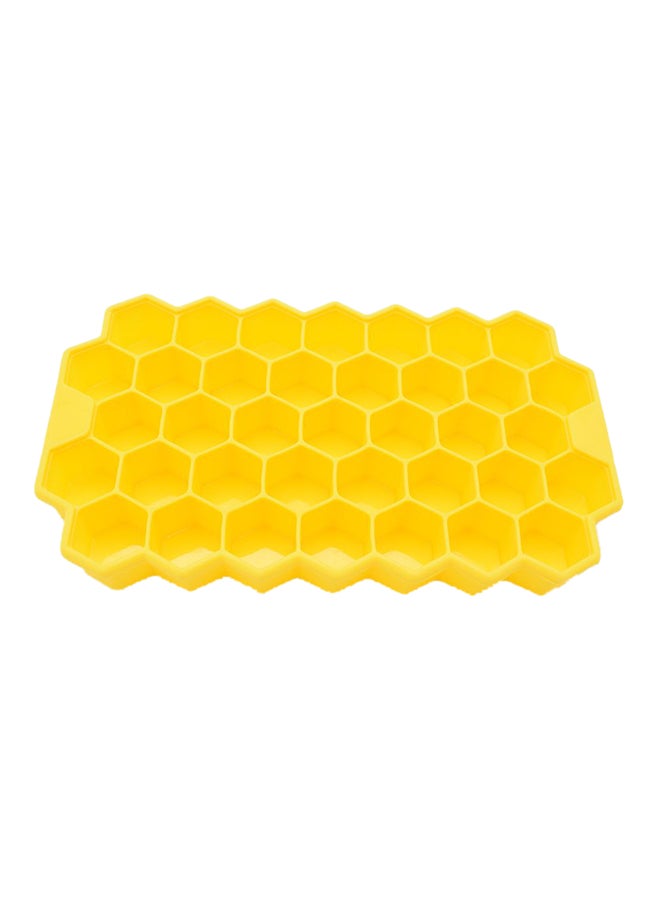 كابينا هوم قوالب مكعبات ثلج من السيليكون بشكل قرص العسل أصفر 20x12x2.5Ø³Ù†ØªÙŠÙ…ØªØ±