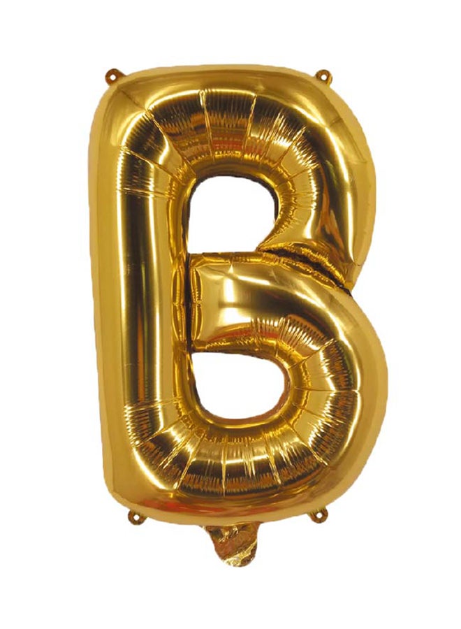 بارتي تايم بالون من القصدير على شكل حرف B 16بوصة