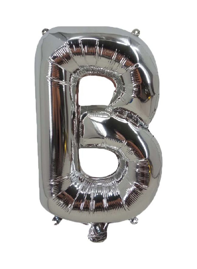 بارتي تايم بالون الحروف الأبجدية من رقائق القصدير على شكل حرف B