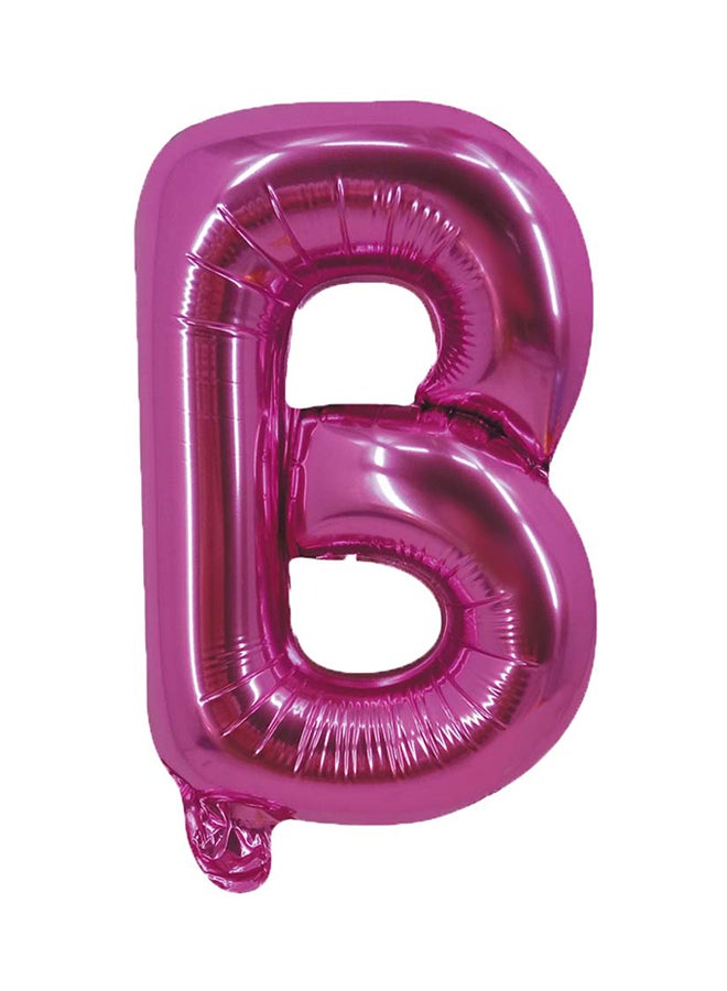 Party Time B Letter Foil Balloon 16-Inch