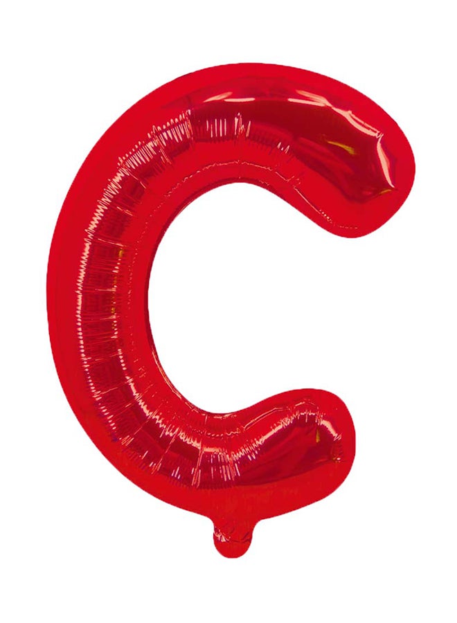 بارتي تايم بالون قصدير على شكل حرف C قياس 16بوصة