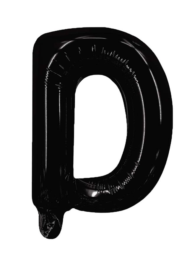 بارتي تايم بالون زينة من ورق الألومنيوم على شكل حرف D للحفلات 16بوصة