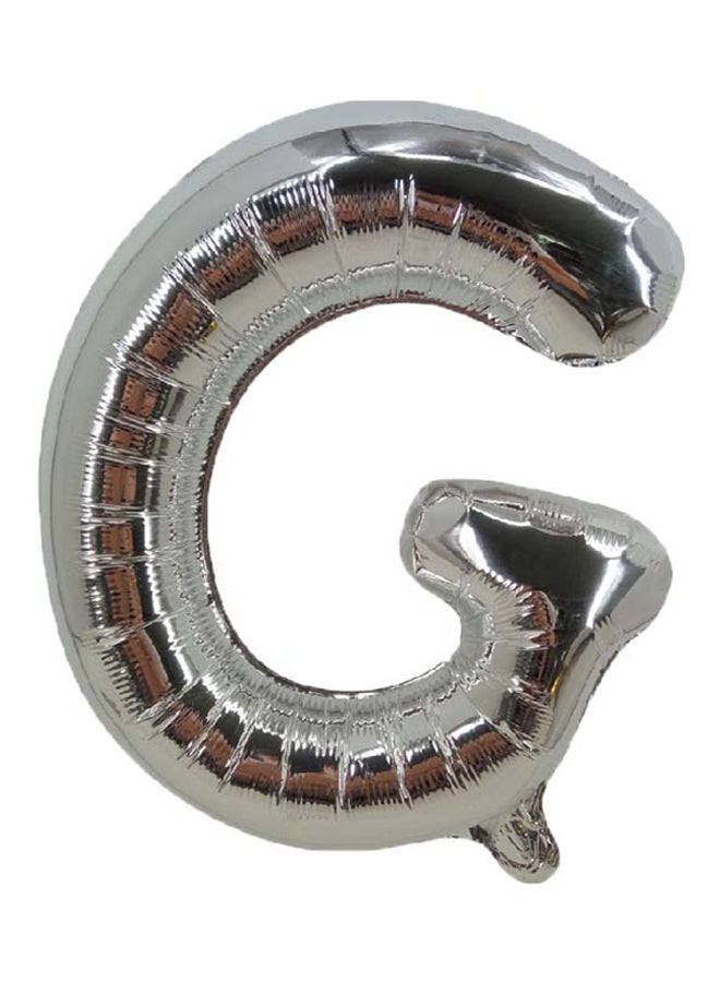 بارتي تايم بالون من القصدير بتصميم حرف G لديكور الحفلات 16بوصة