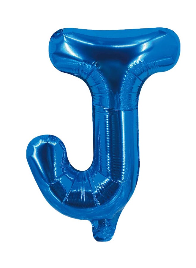 بارتي تايم بالون بلون القصدير على شكل حرف J 16بوصة