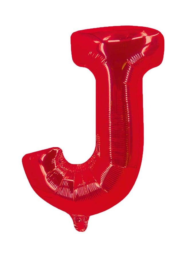 بارتي تايم بالون من القصدير للحفلات على شكل حرف J. 16بوصة