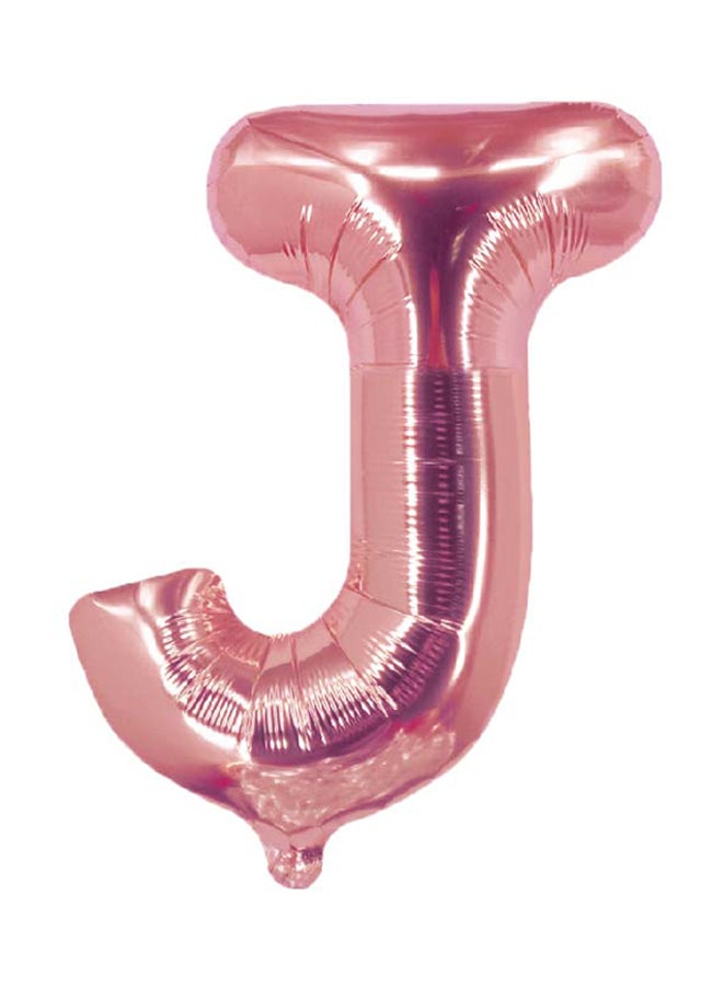 بارتي تايم بالون من القصدير على شكل حرف J 16بوصة