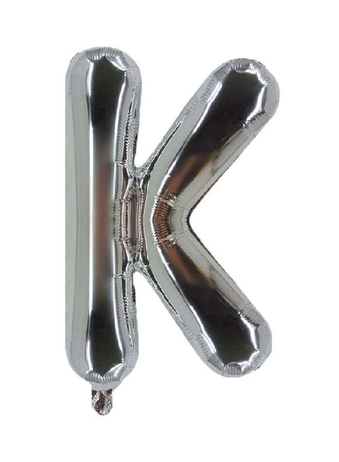 Party Time K Letter Foil Balloon 16inch