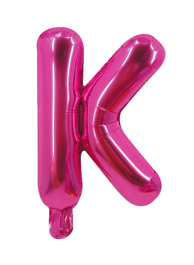 بارتي تايم بالون من ورق القصدير بشكل حرف K 16بوصة