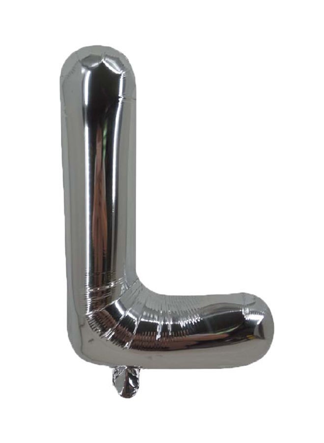بارتي تايم بالون من القصدير على شكل حرف L مقاس 16 بوصة 16بوصة