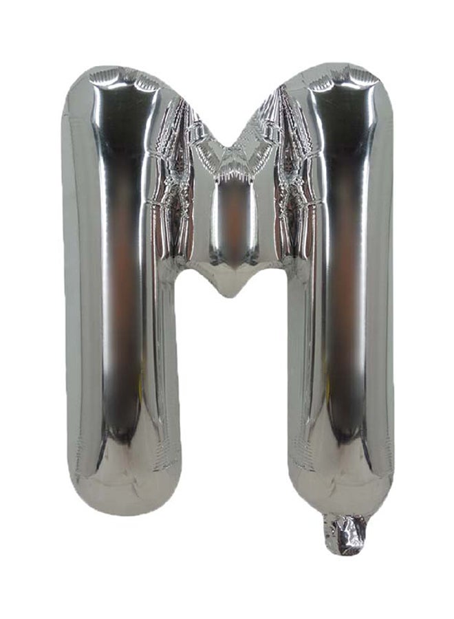 Party Time - M Letter Foil Balloon 16inch - Image 1