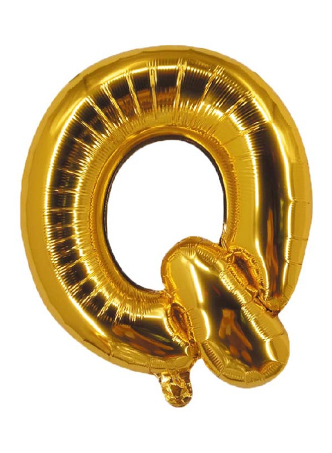 بارتي تايم بالون من القصدير لتزيين الحفلات بتصميم حرف "Q" 16بوصة