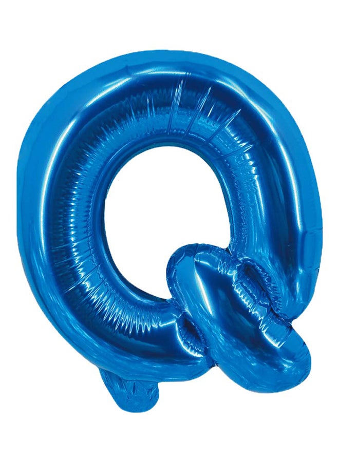 بارتي تايم بالون من ورق القصدير على شكل حرف Q 16بوصة