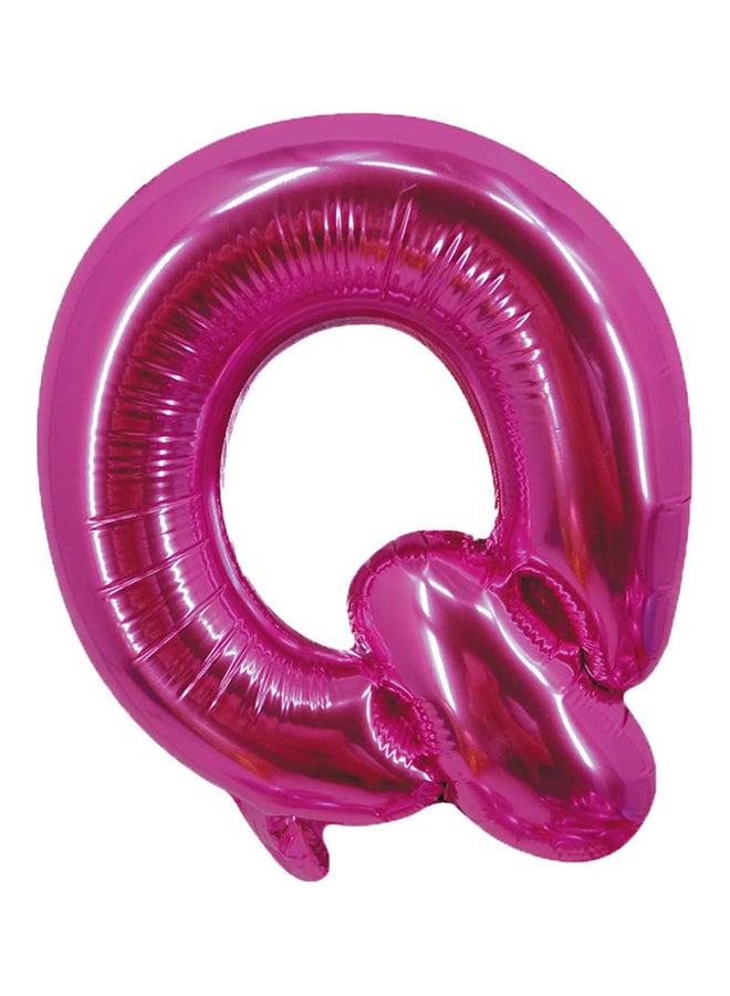 بارتي تايم بالون قصدير على شكل حرف Q مقاس 16 بوصة 16بوصة