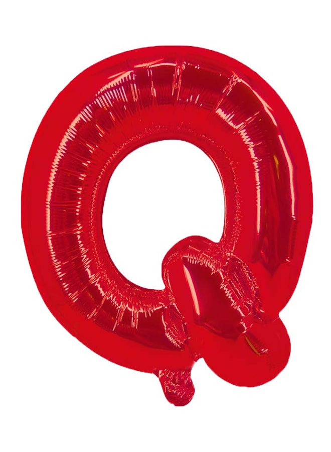 بارتي تايم بالون حفلات مصنوع من الرقائق المعدنية على شكل الحرف Q