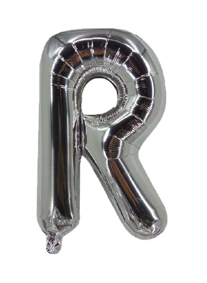Party Time - R Letter Foil Balloon 16-Inch - Image 1