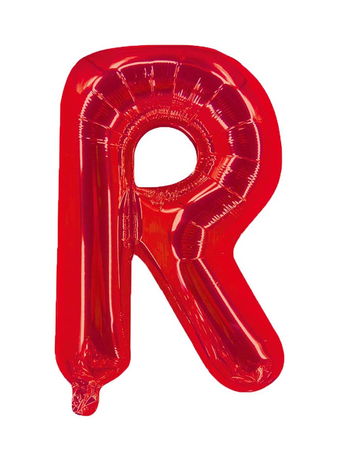 بارتي تايم بالون حفلات من ورق القصدير على شكل حرف R 16بوصة