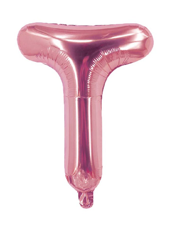 Party Time Alphabetic T Party Foil Balloon 16inch