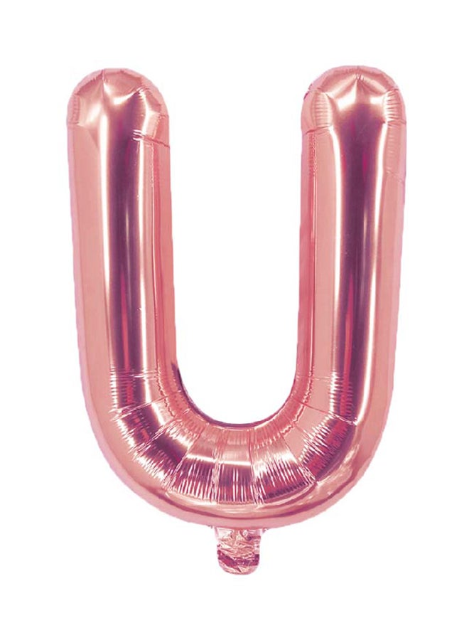 بارتي تايم بالون من القصدير على شكل حرف U 16بوصة