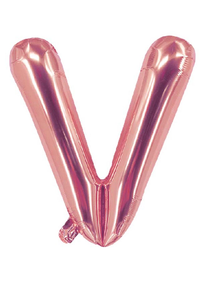 بارتي تايم بالون من القصدير على شكل الحرف "V" 16بوصة