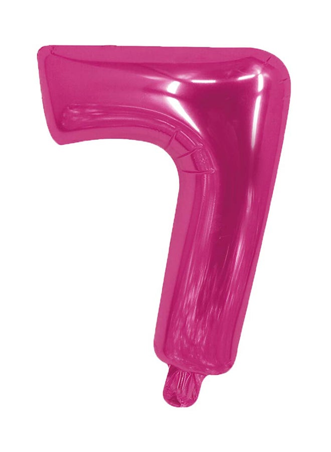 بارتي تايم بالون من القصدير على شكل رقم 7 مقاس 16 بوصة