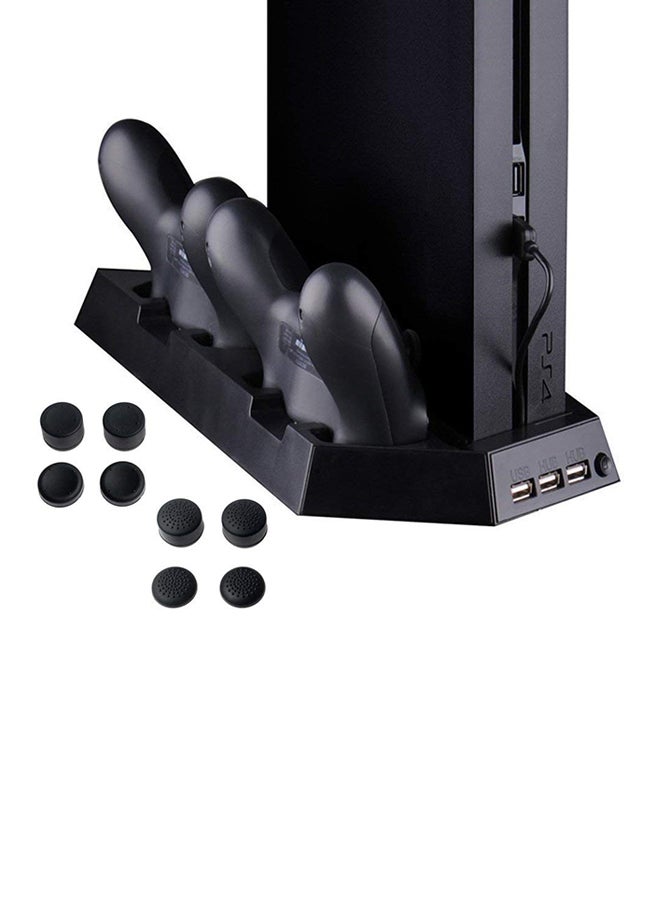 FINEC 3-Port USB Vertical Stand With Cooling Fan For PlayStation 4  - Image 2