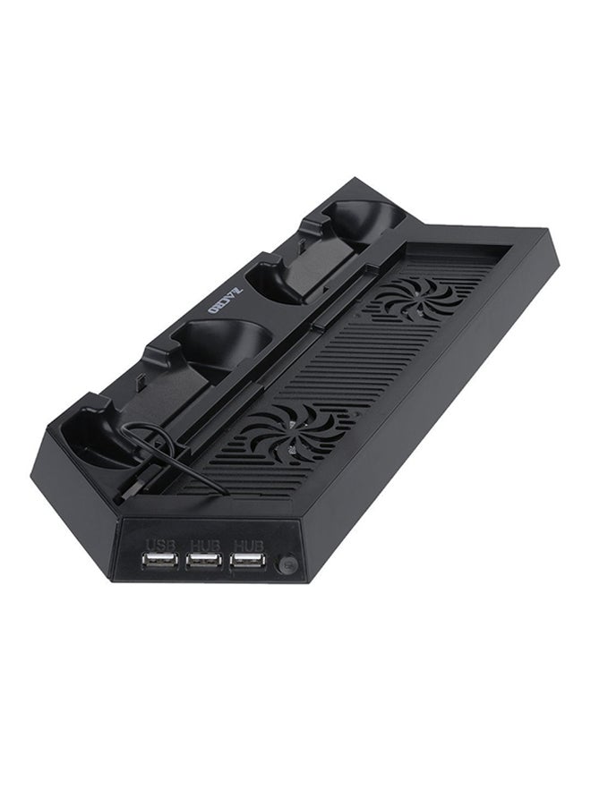 FINEC 3-Port USB Vertical Stand With Cooling Fan For PlayStation 4  - Image 1