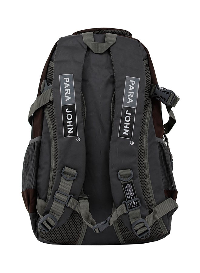 بارا جون حقيبة ظهر مدرسية من البوليستر بني فاتح/رمادي - Image 2