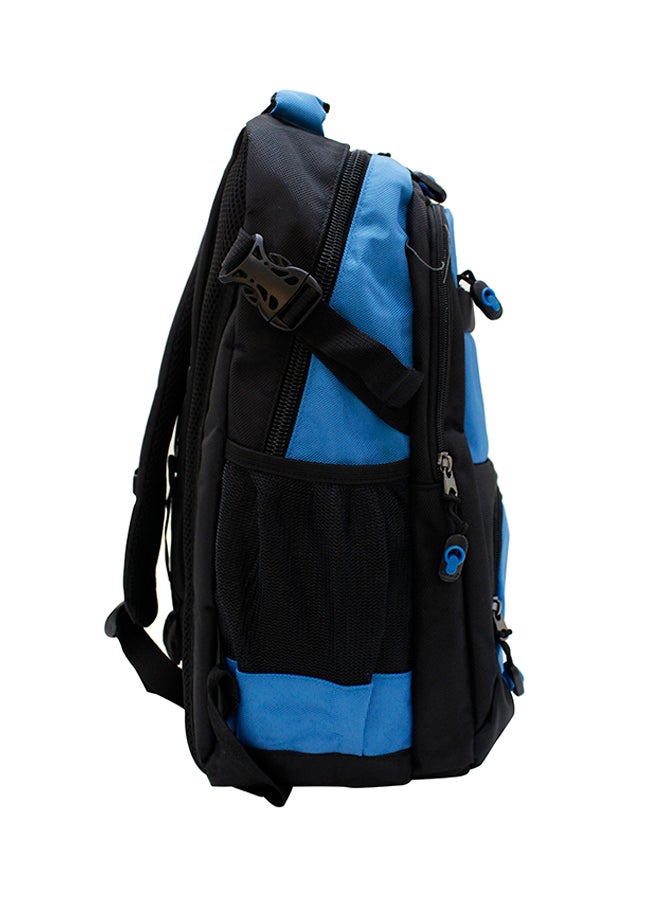 بارا جون حقيبة ظهر مدرسية من البوليستر أسود/أزرق - Image 3