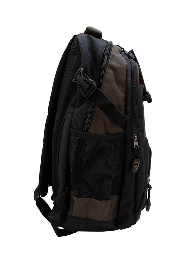 بارا جون حقيبة ظهر مدرسية من البوليستر بني قهوة / أسود - Image 3