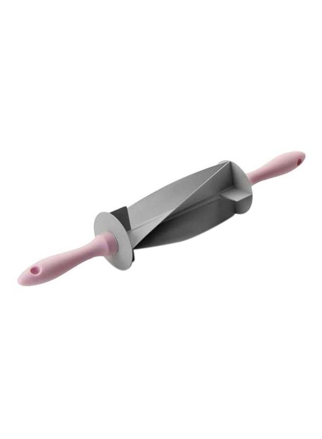 Liying Croissants Dough Cutters Grey/Pink 7x7x41centimeter  - Image 1