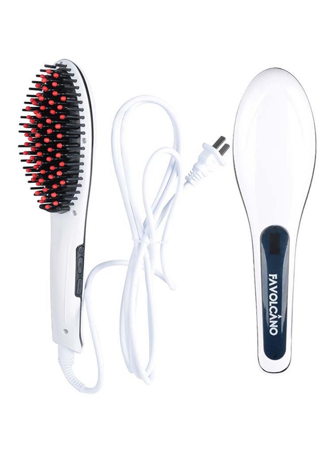 Generic Electric Hair Styling Comb White 