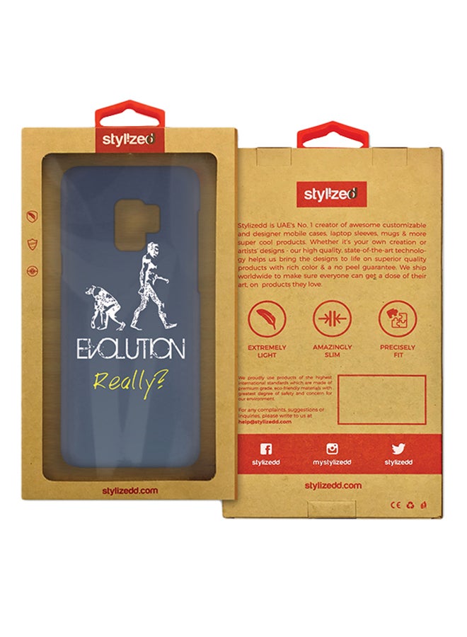 Stylizedd Slim Snap Matte Finish Case Cover For Samsung Galaxy S9 Evolution Really ? - Image 2