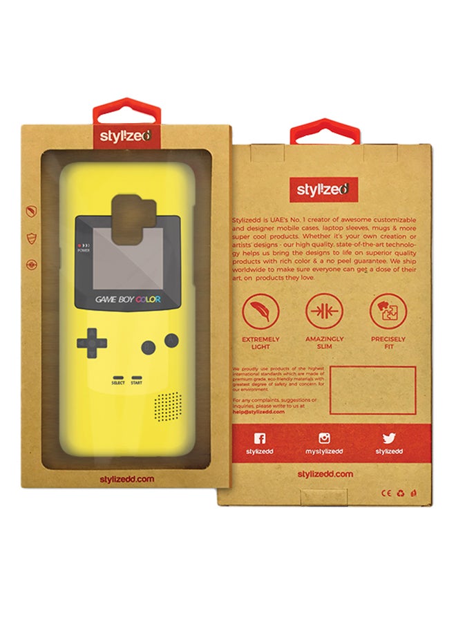 Stylizedd Slim Snap Matte Finish Case Cover For Samsung Galaxy S9 Gameboy Color - Image 2