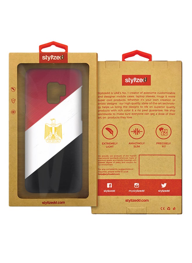 Stylizedd Slim Snap Matte Finish Case Cover For Samsung Galaxy S9 Flag Of Egypt - Image 2